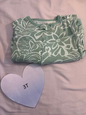 Carter's - Green Footless Onesie Sleeper